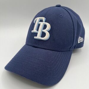 Tampa Bay Rays New Era 9FORTY Hat Cap Strap Back One Size Blue MLB Baseball
